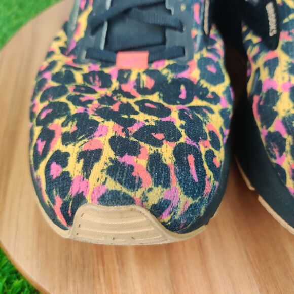 Brooks Launch GTS 9 Womens Size 11 Cheetah Print Running Sneakers 1203731B747 - Picture 7 of 14